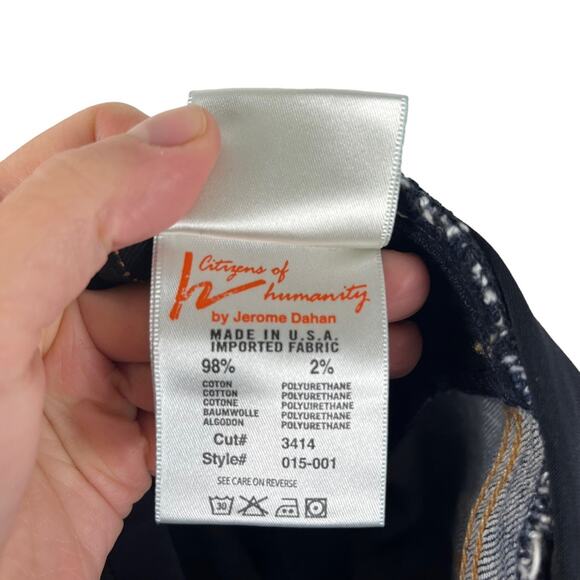 Citizens of Humanity NWT Kelly Maternity Jeans Belly Panel Bootcut Dark Boho 29 - Picture 7 of 10